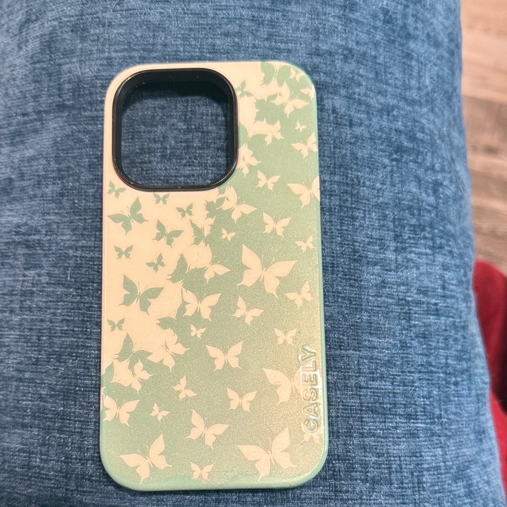 Casely Mint Butterfly Phone Case